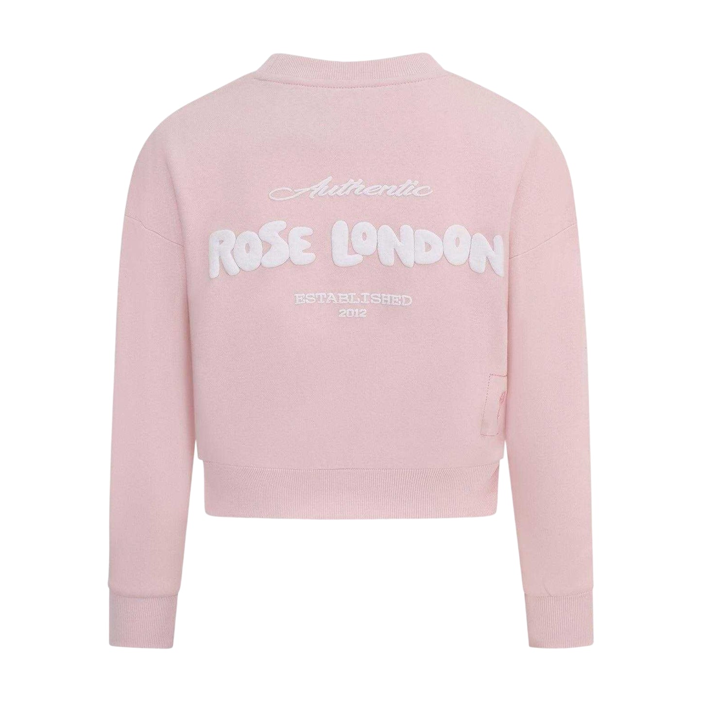 Pink - Back - Rose London Girls Sweatshirt