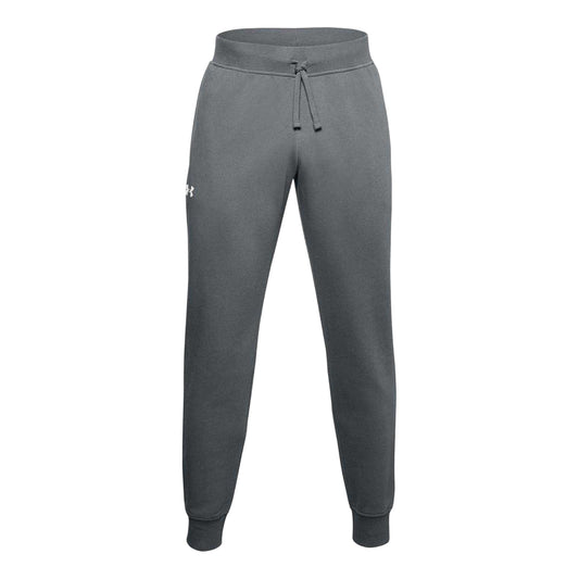 Grey - Front - Under Armour Mens Rival Fleece Joggers