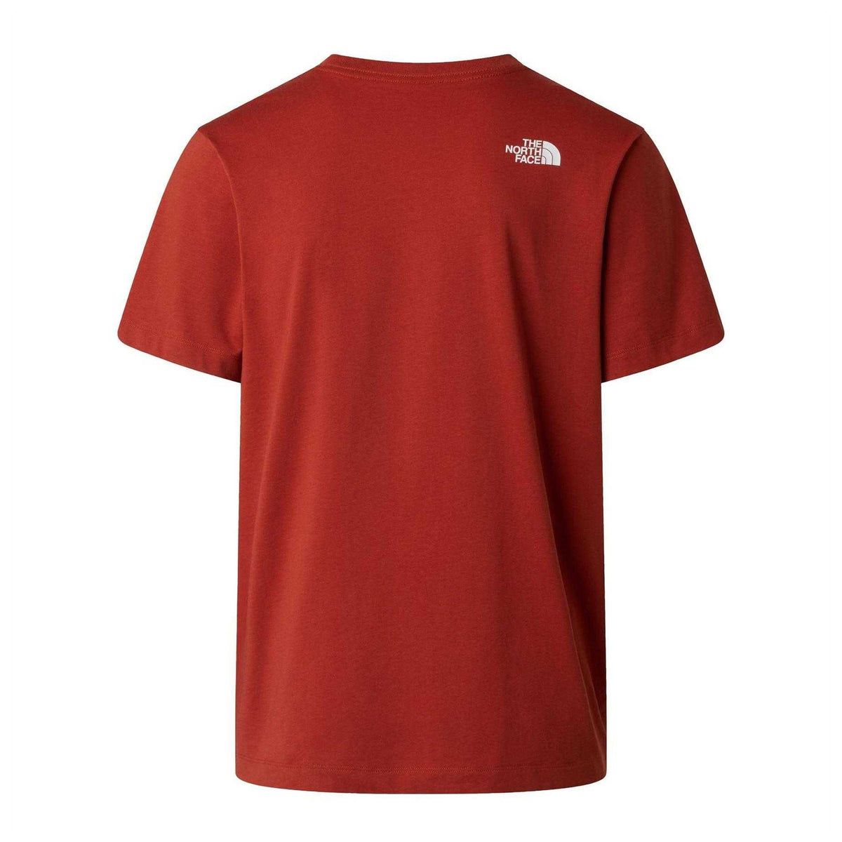 Iron Clay - Back - The North Face Mens Fitted Short-Sleeved T-Shirt