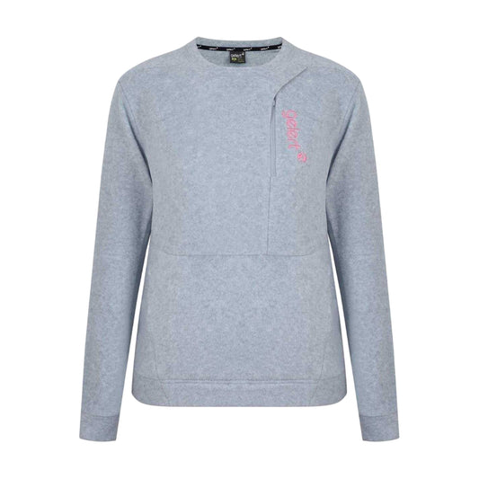 Light Grey - Front - Gelert Womens-Ladies Embroidered Fleece Sweatshirt
