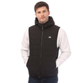 Black - Front - Weekend Offender Mens Berg Lake Hooded Gilet