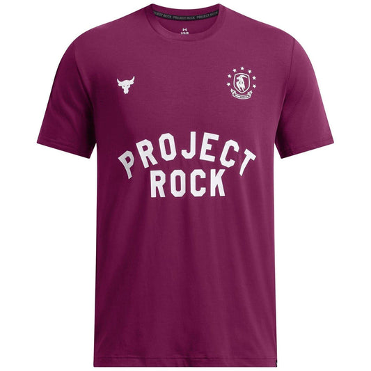 Purple - Front - Under Armour Mens Project Rock T-Shirt