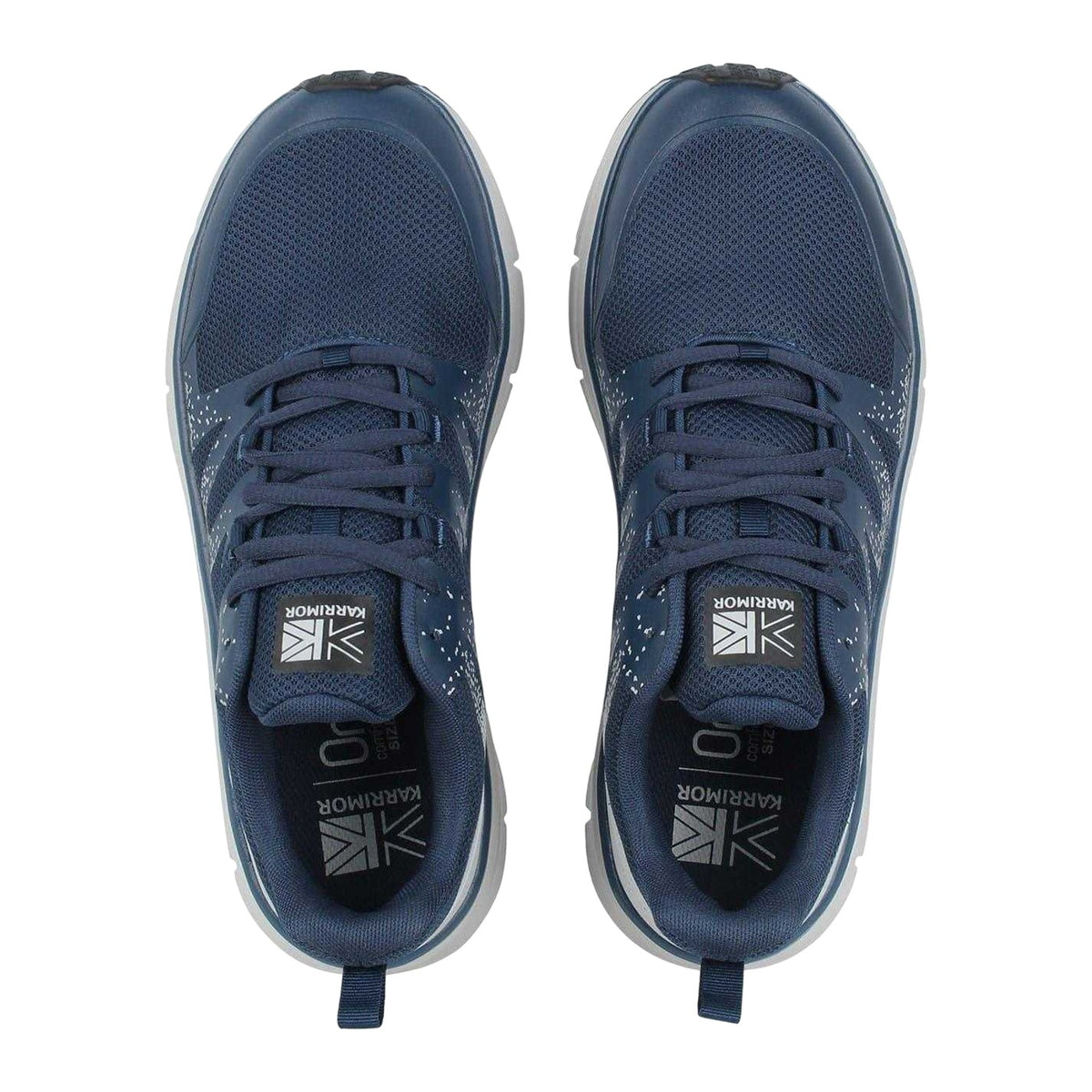 Navy-Light Grey - Pack Shot - Karrimor Mens Duma Hm Mesh Trainers