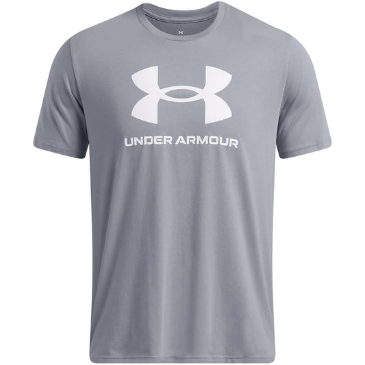 Grey - Front - Under Armour Mens Sportstyle Performance Workout T-Shirt