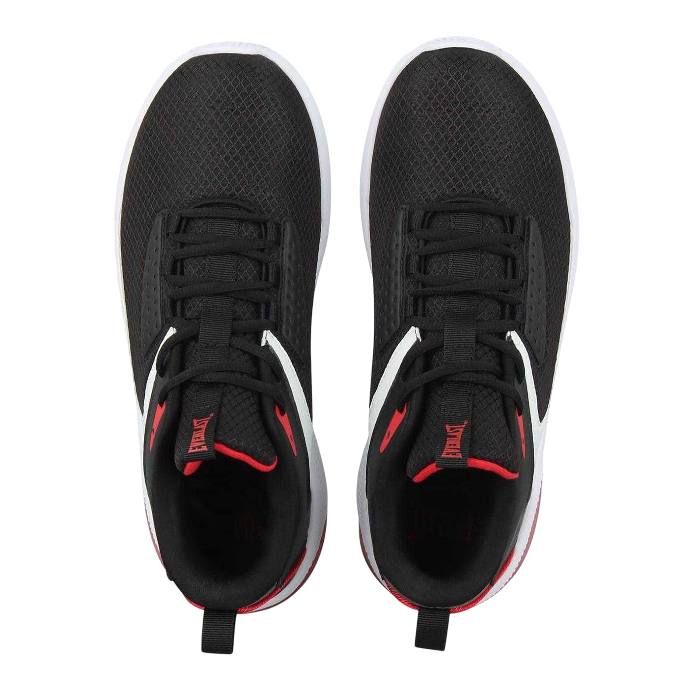 Black-White-Red - Lifestyle - Everlast Mens Swish Lightweight Trainers