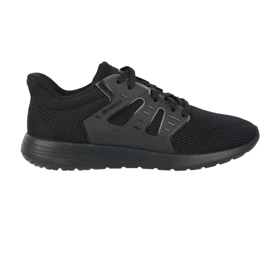Black - Front - Slazenger Mens Clayton Mesh Casual Flat Trainers