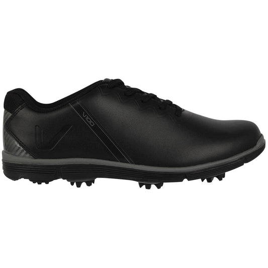 Black - Front - Slazenger Mens V100 Spiked Golf Shoes