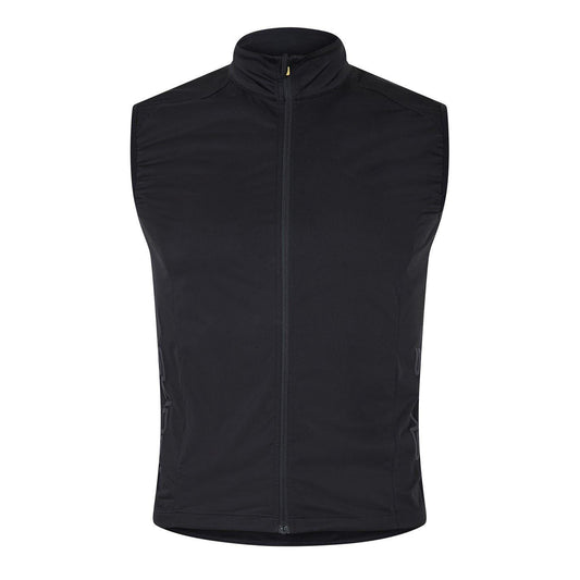 Black - Front - Skins Mens Mock Neck Slim Gilet