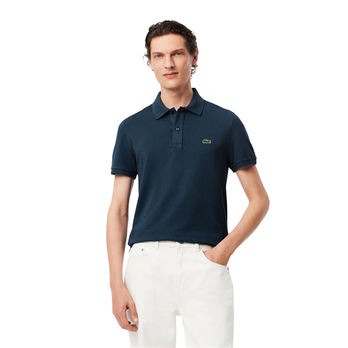 Petrol Blue - Lifestyle - Lacoste Mens L.12.12 Pique Slim Polo Shirt