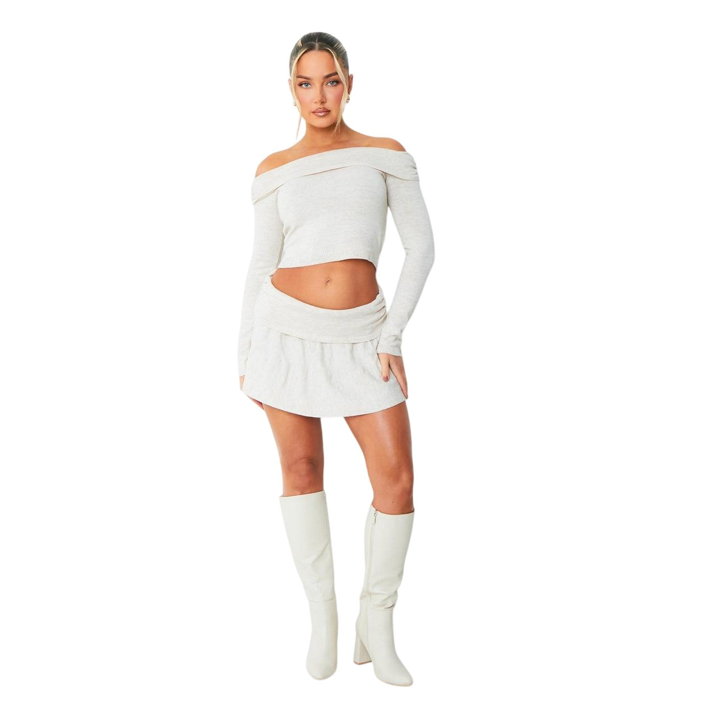 Beige - Lifestyle - Missy Empire Womens-Ladies Ruched Top