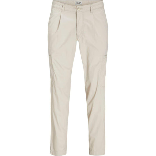 Moonbeam - Front - Jack And Jones Mens Plain Cargo Trousers