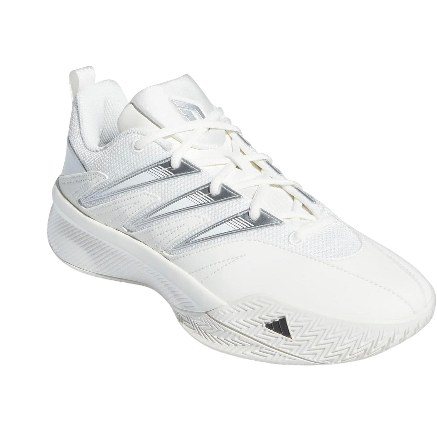 White - Pack Shot - Adidas Mens Dame Trainers