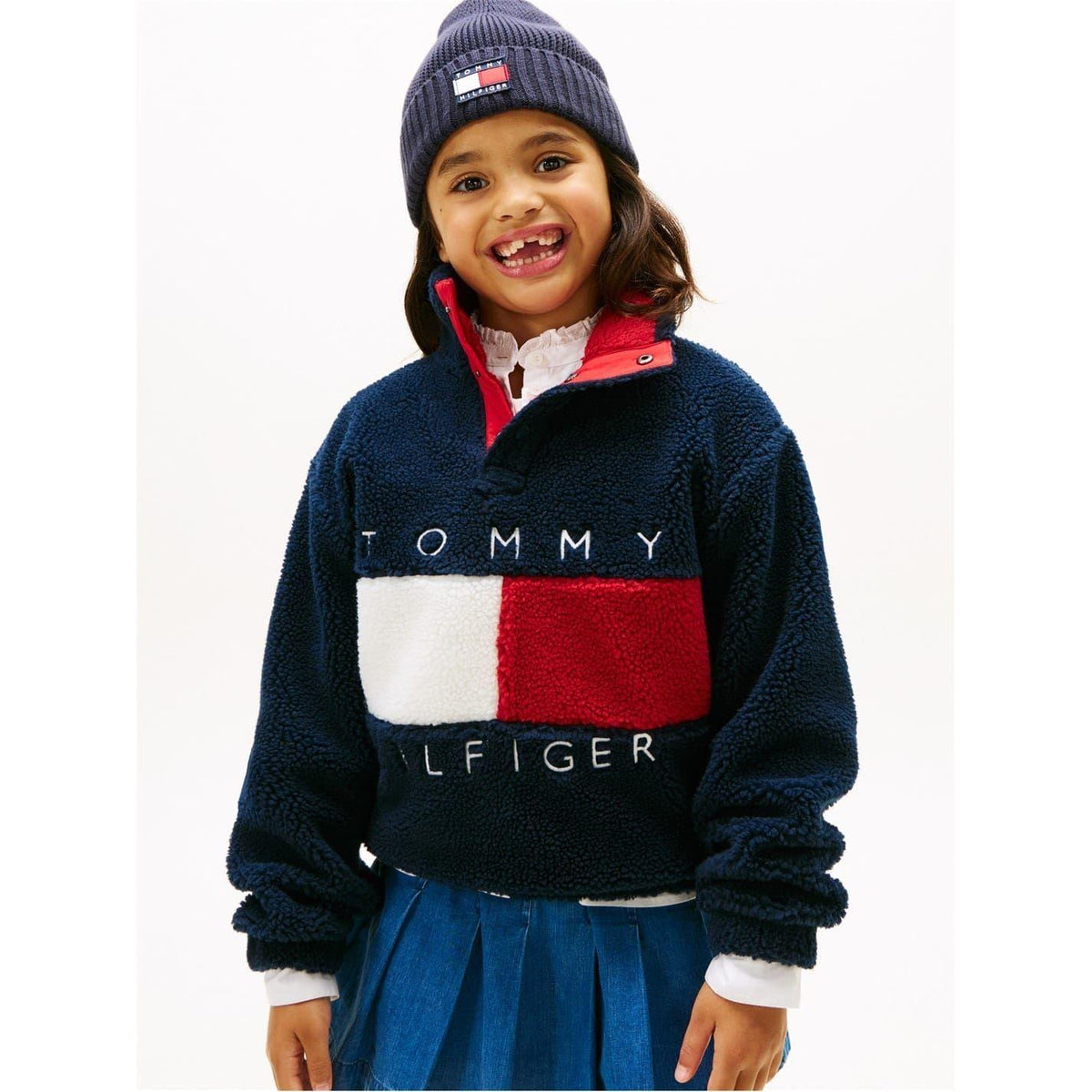 Heritage - Pack Shot - Tommy Hilfiger Childrens-Kids Heritage Fleece Sweatshirt