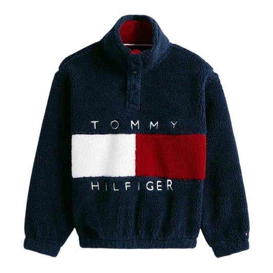 Heritage - Front - Tommy Hilfiger Childrens-Kids Heritage Fleece Sweatshirt