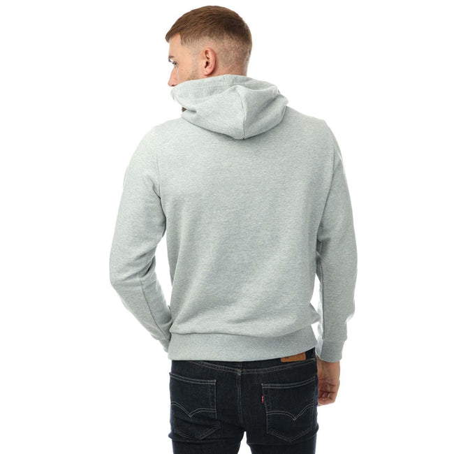 Grey - Back - Diesel Mens S-Girk Cuty Felpa Hoodie