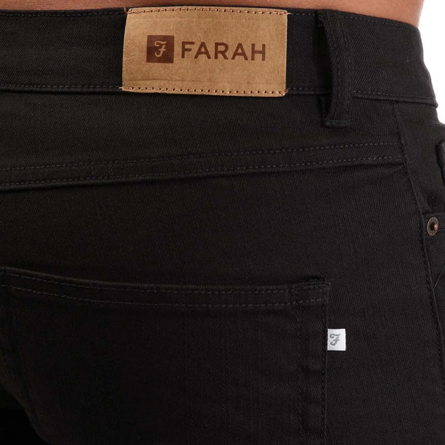 Black - Lifestyle - Farah Mens Lawson Regular Jeans