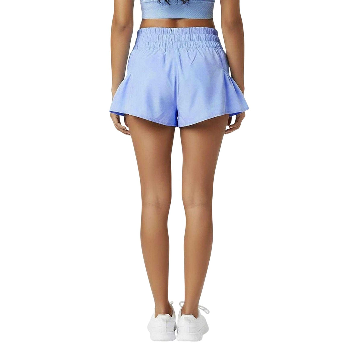 Brunnera Blue - Lifestyle - USA Pro Womens-Ladies Flow Workout Running Shorts