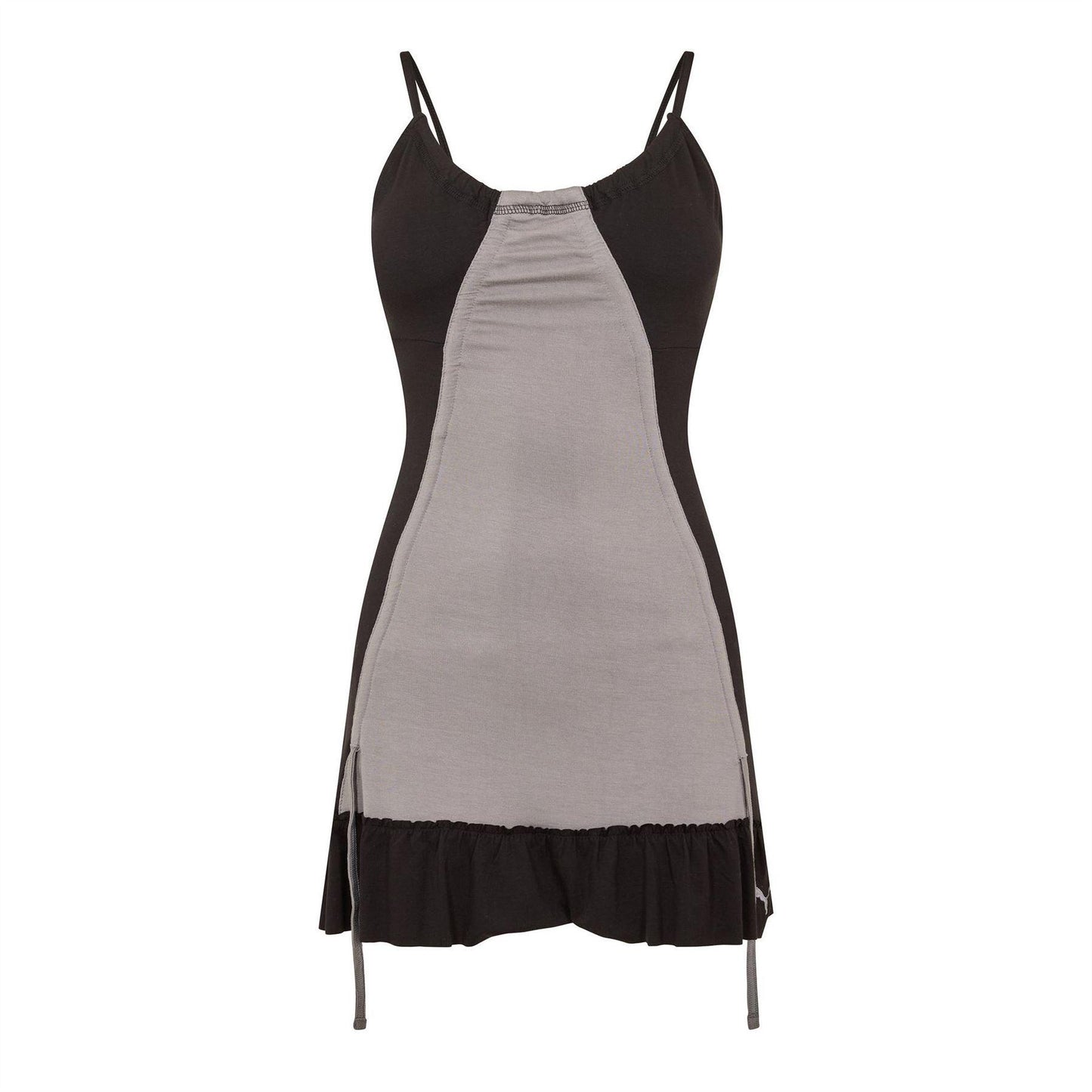 Black-Grey - Back - Puma Womens-Ladies Spaghetti Strap Top