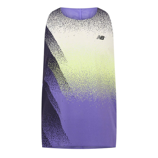 Blue - Front - New Balance Mens Sleeveless Tank Top