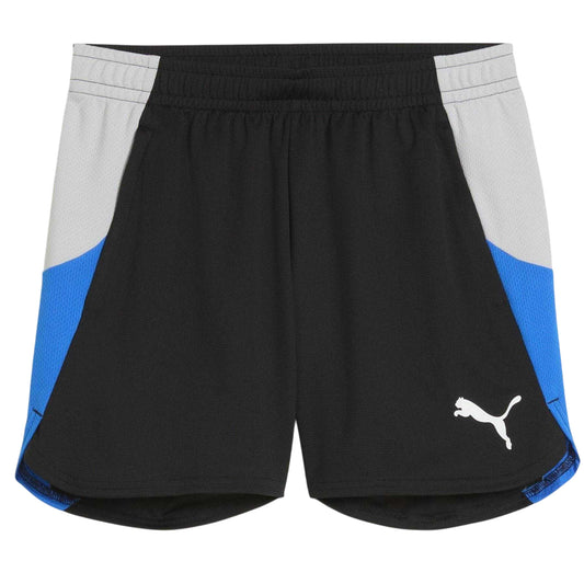 Black-Blue - Front - Puma Womens-Ladies Training Workout Shorts