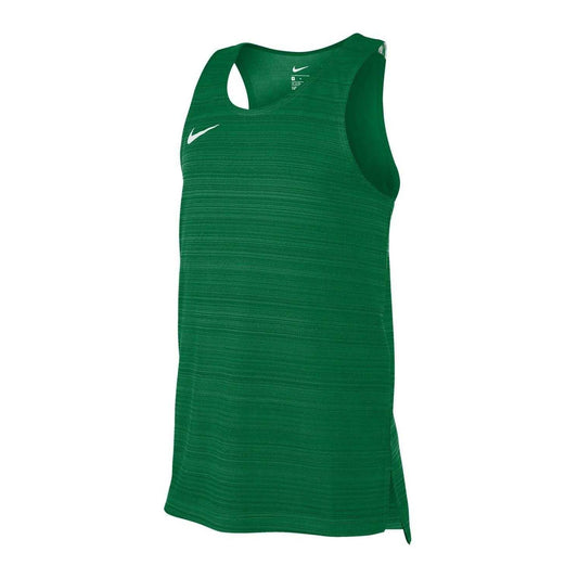 Pine Green - Front - Nike Childrens-Kids Sleeveless Vest Top