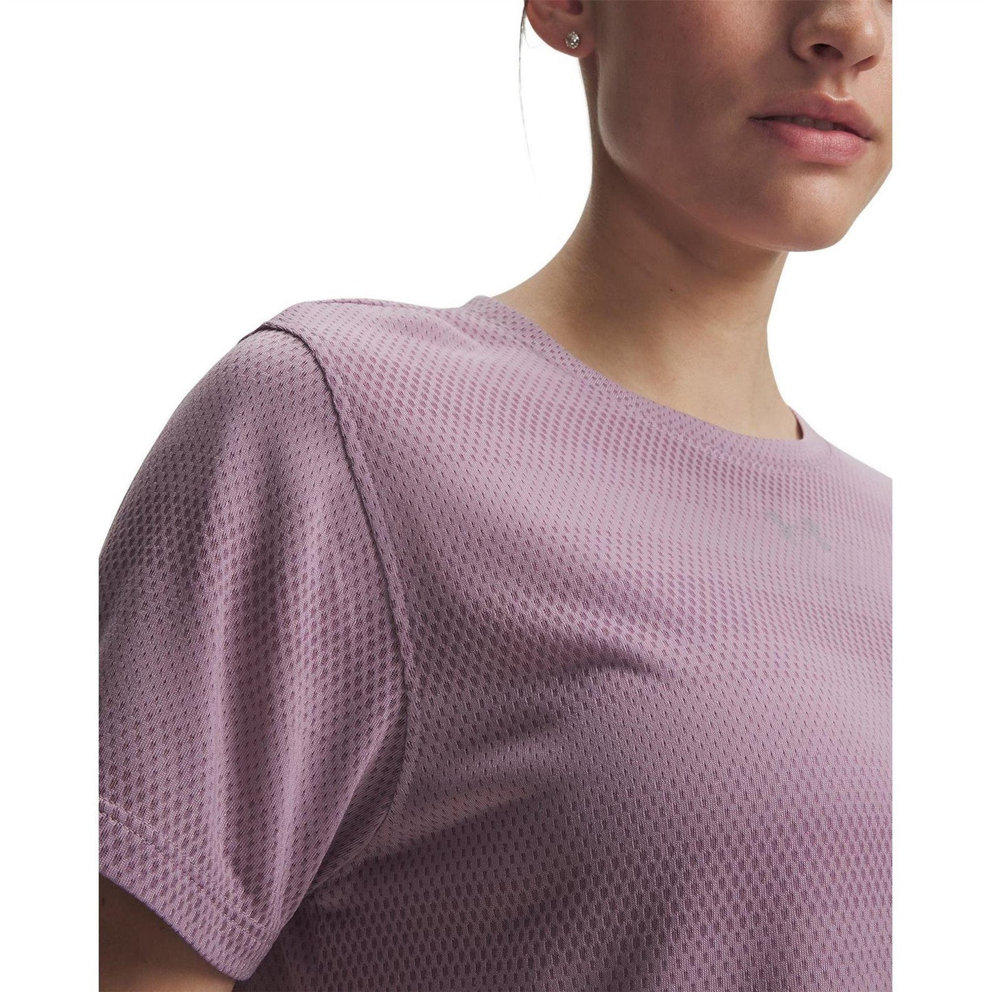 Mauve Pink - Pack Shot - Under Armour Womens-Ladies Velociti Performance T-Shirt