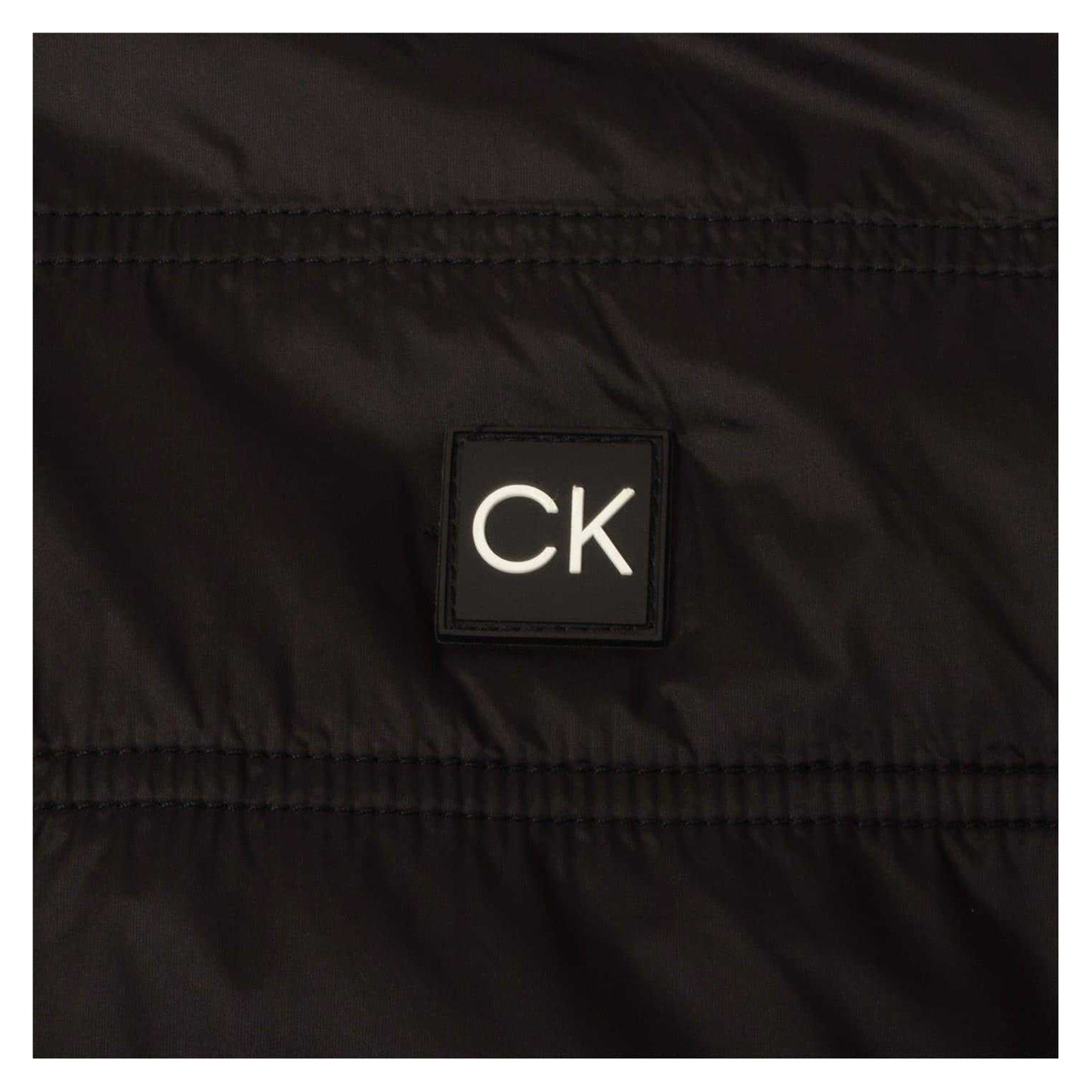 Navy - Side - Calvin Klein Mens Half Zip Golf Jacket