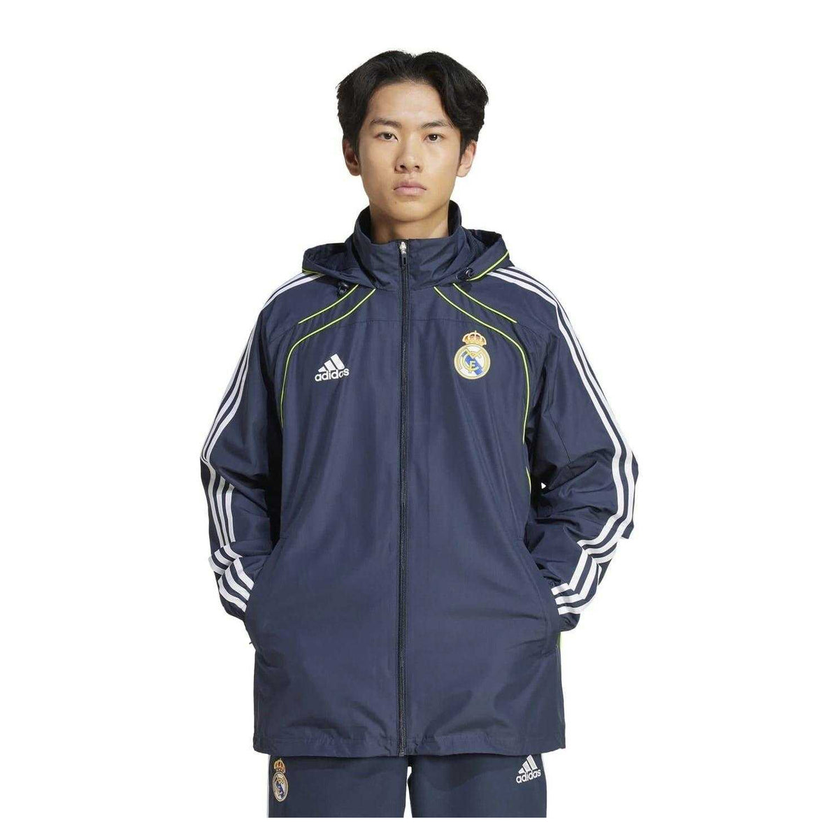 Night Navy - Lifestyle - Adidas Mens Real Madrid CF Windbreaker