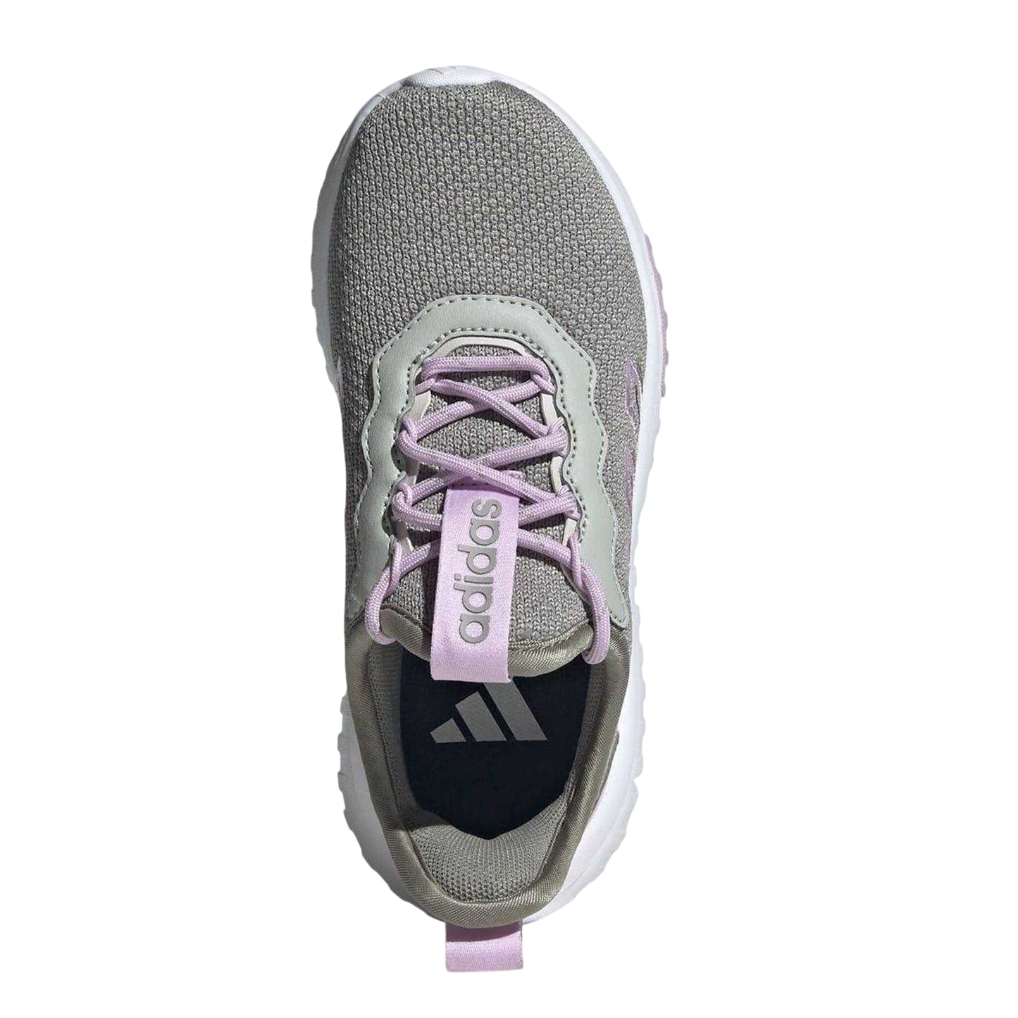 Grey-Lilac - Pack Shot - Adidas Childrens-Kids Kaptir 4.0 Trainers