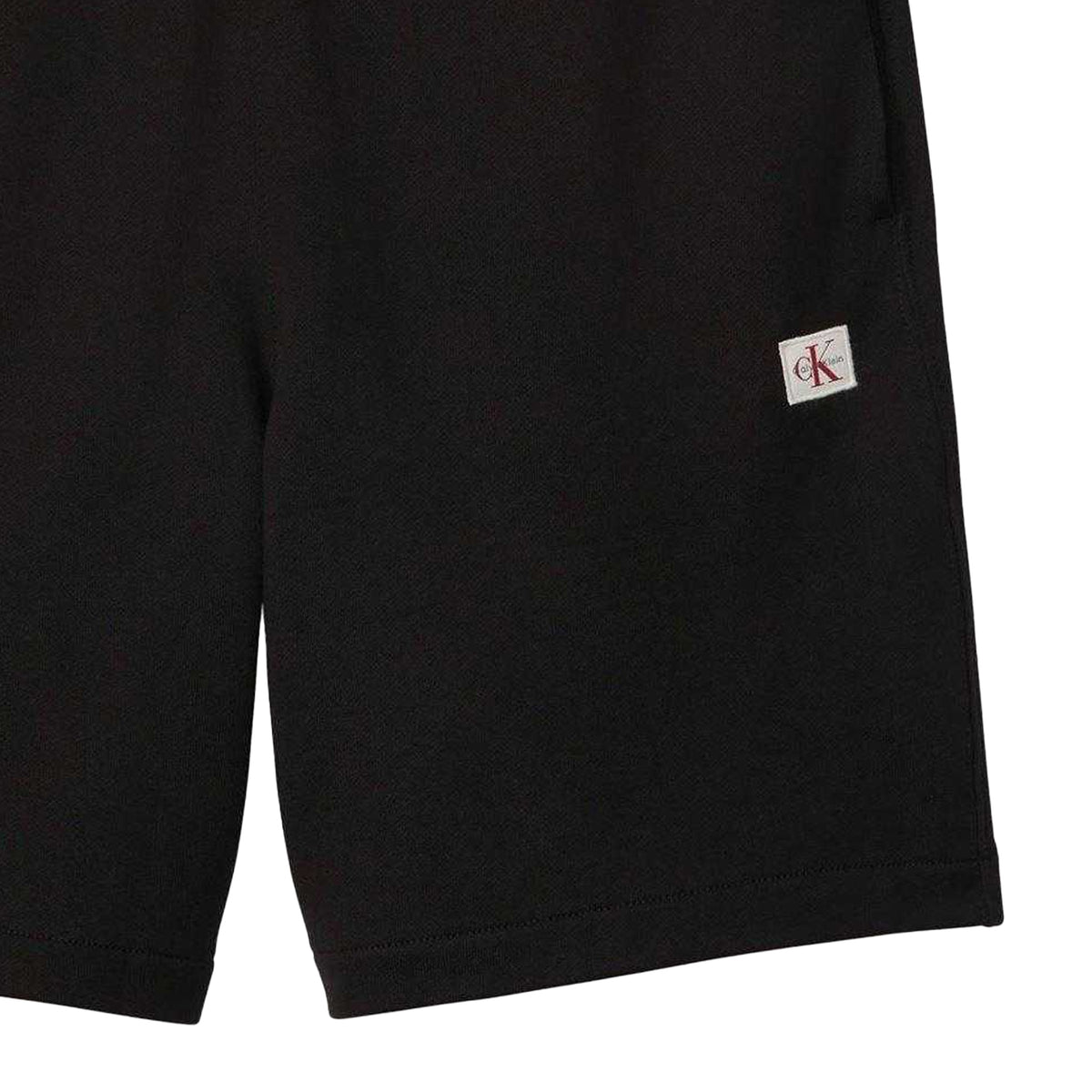 Black - Back - Calvin Klein Mens Badge Shorts