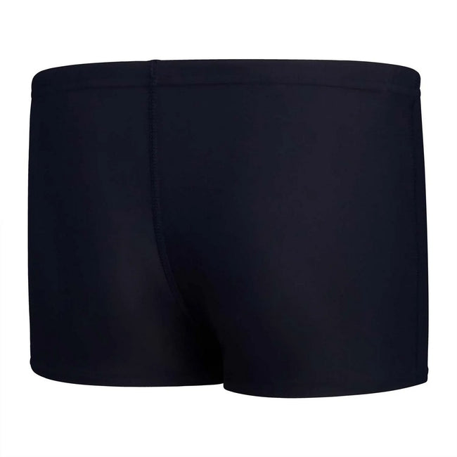 Navy - Back - Speedo Boys Medley Logo Swim Shorts