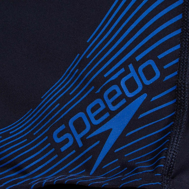 Navy - Lifestyle - Speedo Boys Medley Logo Swim Shorts