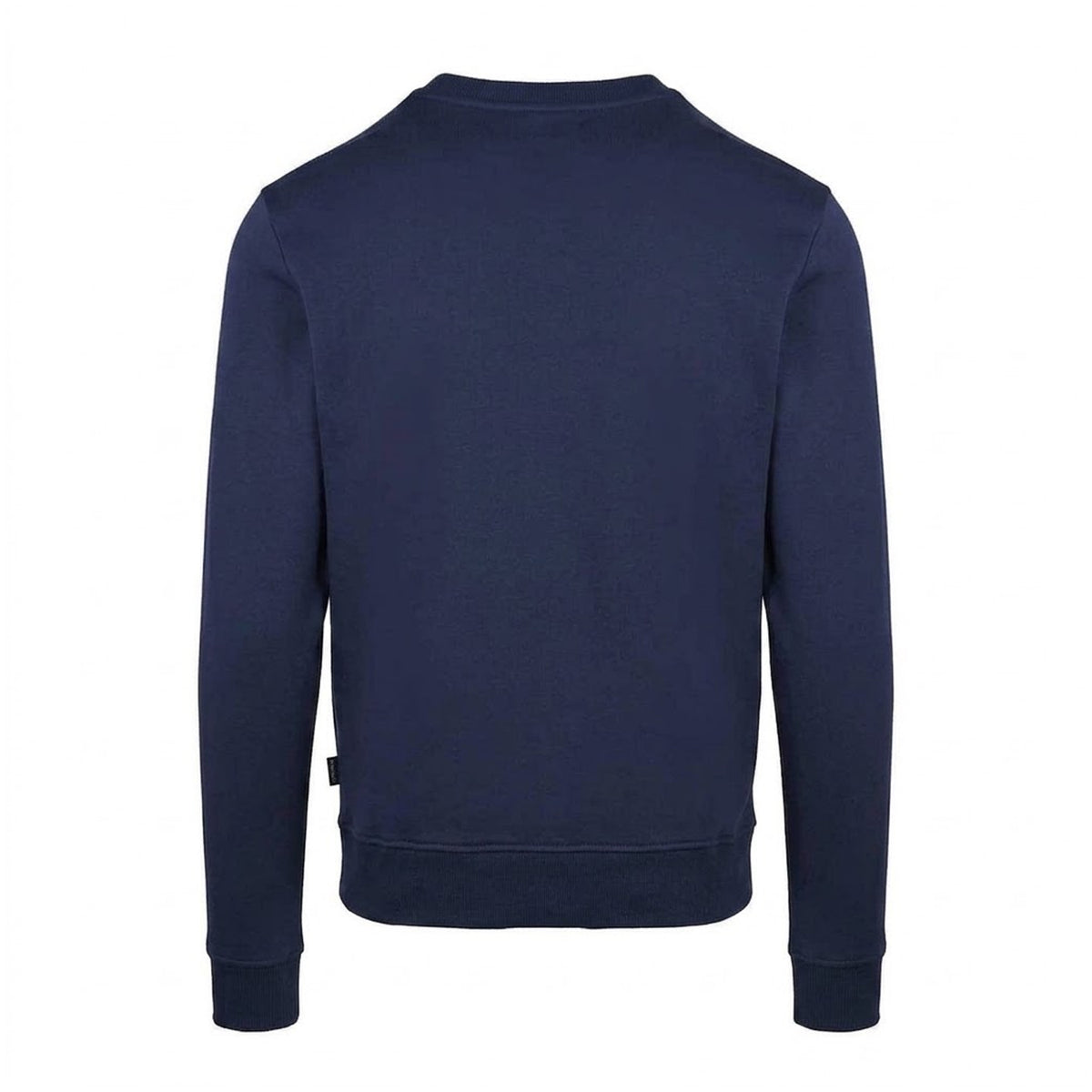 Navy - Back - Aquascutum Mens Ribbed Collar Sweatshirt