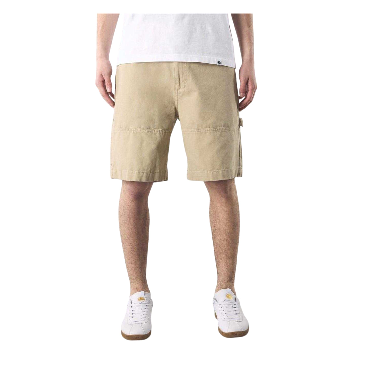Taupe - Lifestyle - Pretty Green Mens Stamford Cargo Shorts