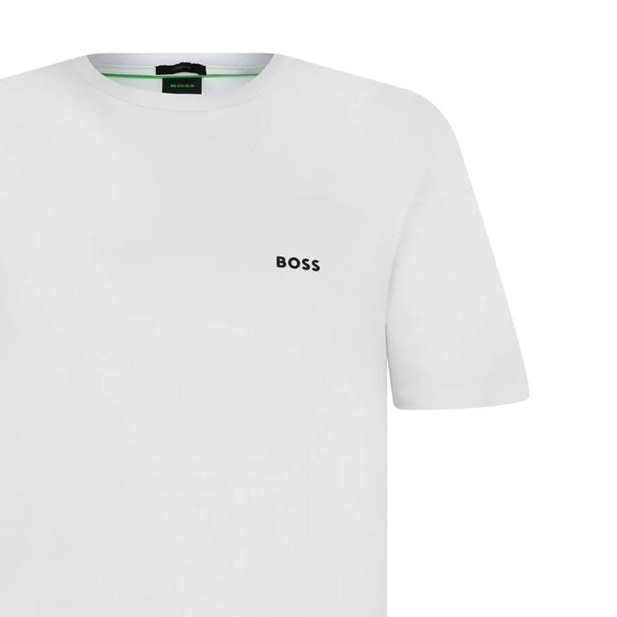 Pure White - Side - Boss Mens Logo Regular T-Shirt
