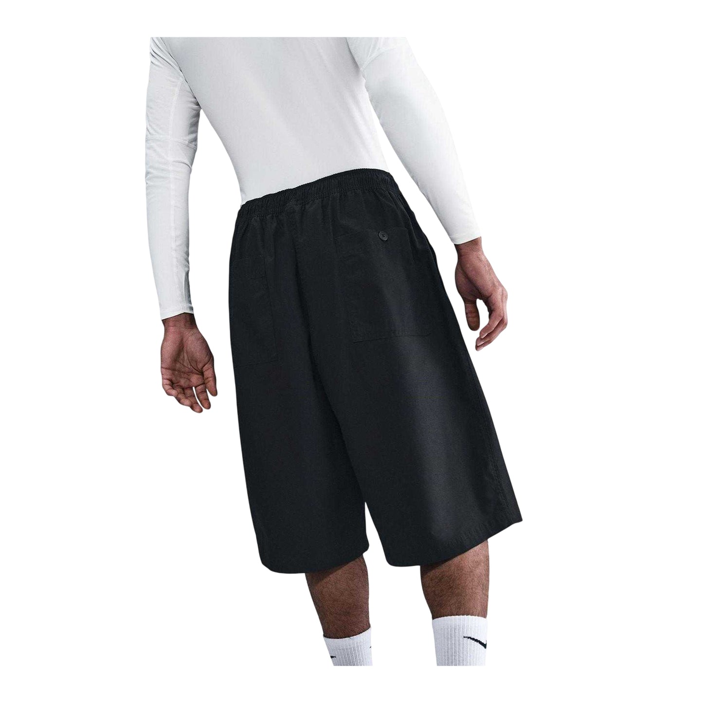 Black - Lifestyle - Nike Mens Club Oversized Cargo Shorts