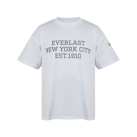 White - Front - Everlast Womens-Ladies Boyfriend T-Shirt