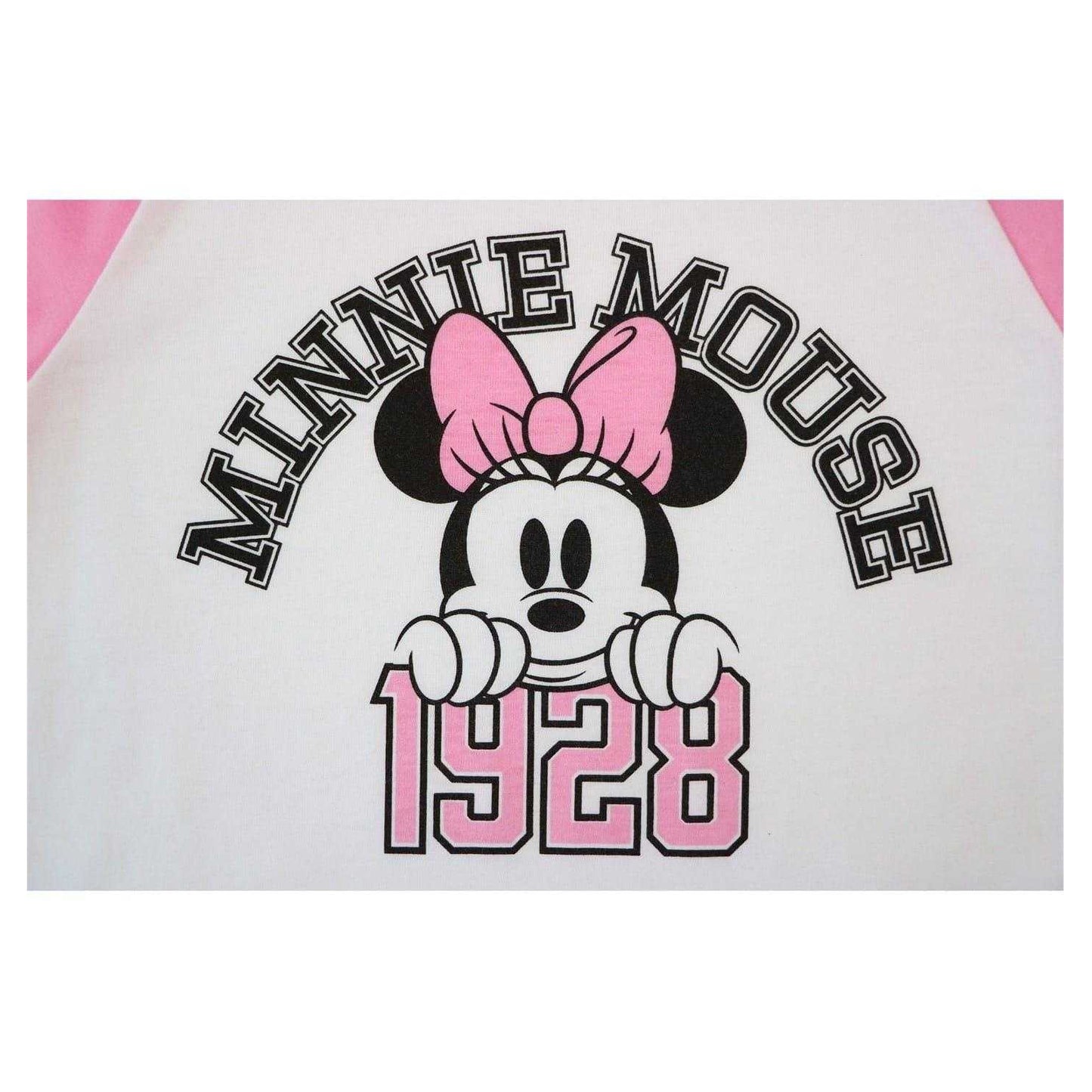 Pink - Side - Disney Baby Stitch & Angel Polyester Blend T-Shirt
