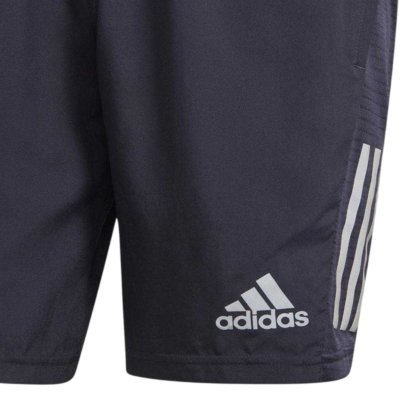 Legend Ink-Reflective Silver - Back - Adidas Mens Lightweight Running Shorts