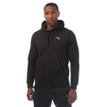 Black - Front - Puma Mens Essentials Small Logo Hoodie