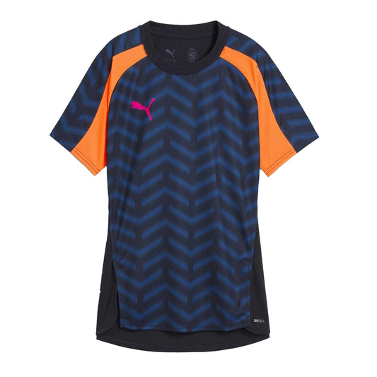 Navy-Orange - Front - Puma Womens-Ladies Training T-Shirt