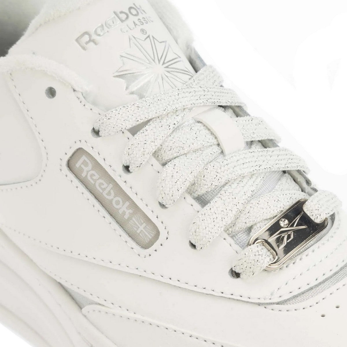 White - Pack Shot - Reebok Childrens-Kids Club C Extra Leather Trainers