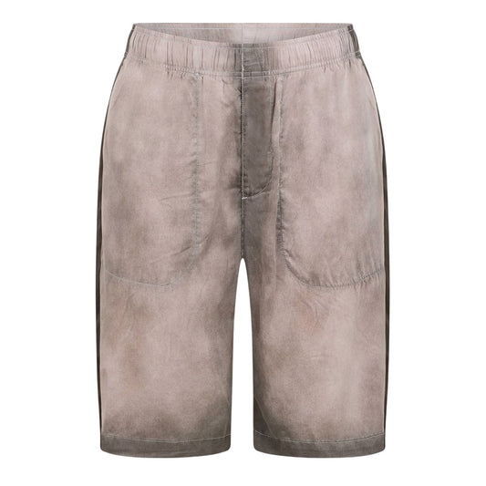 Grey - Front - Diesel Mens Relaxed Fit Casual Sweat Shorts