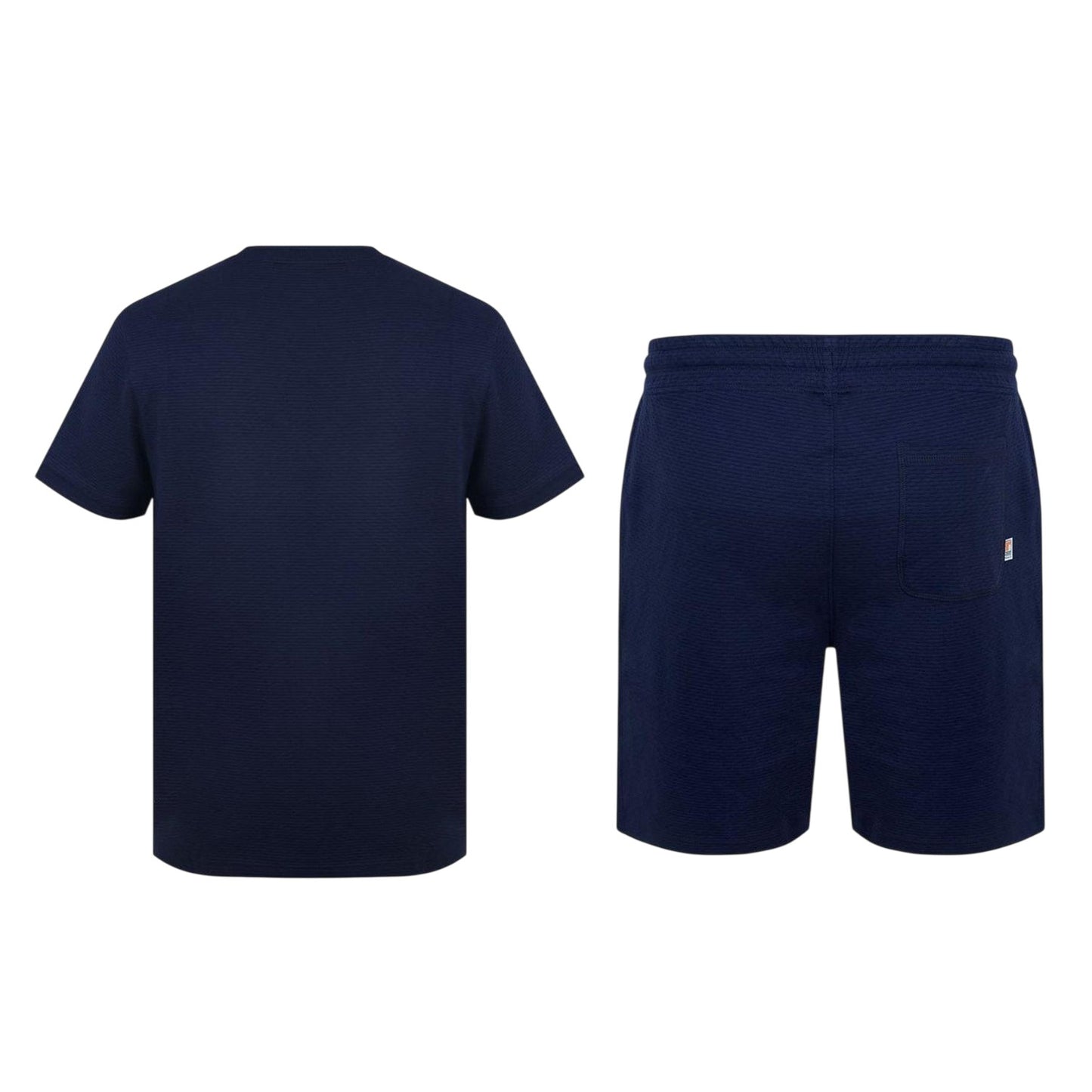 Navy - Back - SoulCal Mens T-Shirt & Shorts Set Set