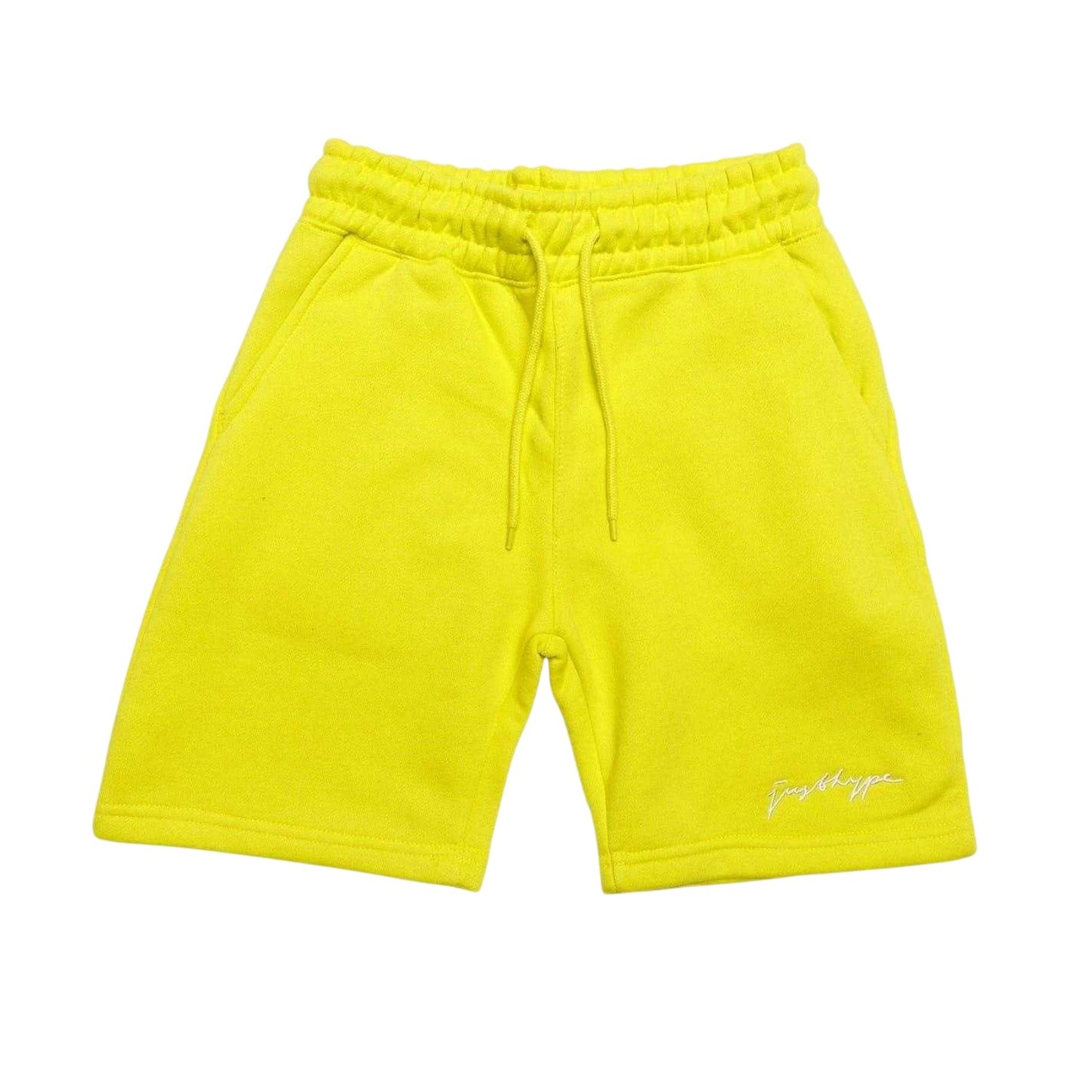 Lime - Front - Hype Childrens-Kids Oversized Sweat Shorts
