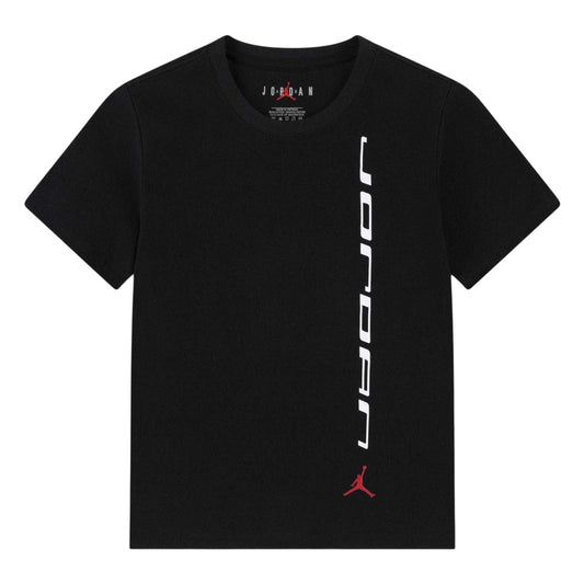 Black - Front - Nike Childrens-Kids Air Jordan Graphic Print Regular T-Shirt