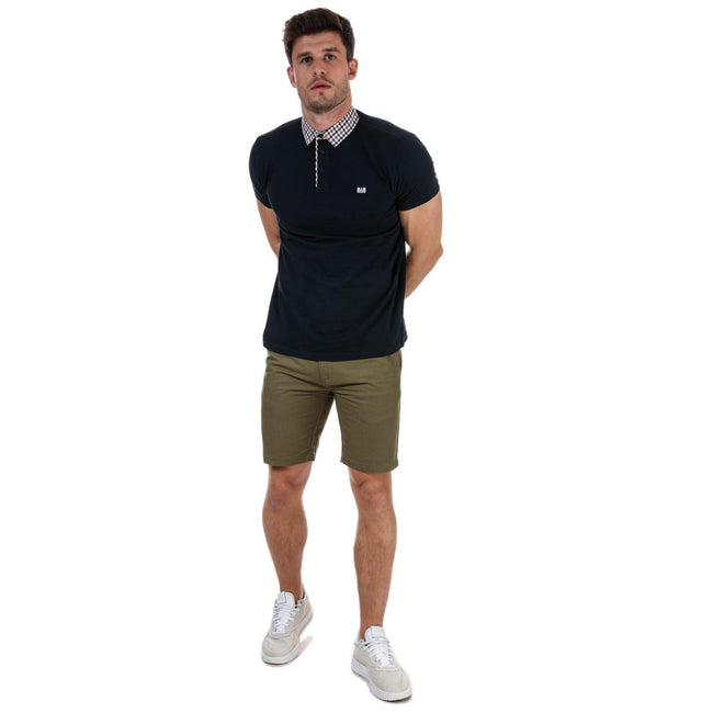 Khaki - Side - Weekend Offender Mens Dillenger Cotton Twill Shorts