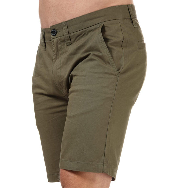 Khaki - Lifestyle - Weekend Offender Mens Dillenger Cotton Twill Shorts