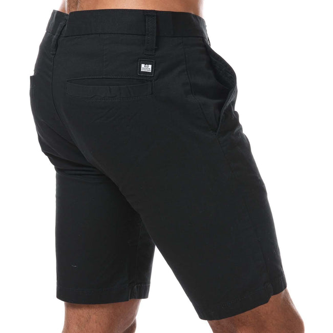 Black - Lifestyle - Weekend Offender Mens Dillenger Cotton Twill Shorts