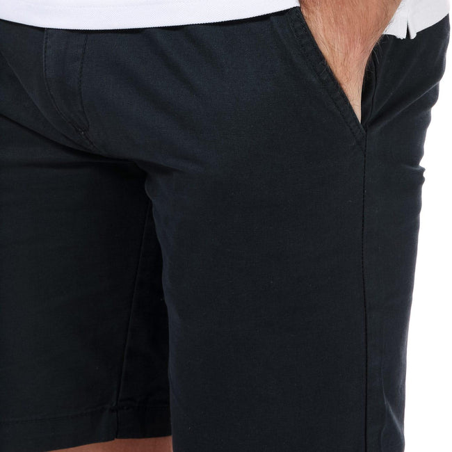 Navy - Pack Shot - Weekend Offender Mens Dillenger Cotton Twill Shorts